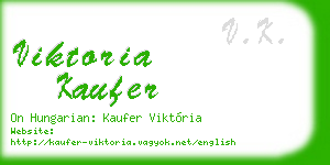viktoria kaufer business card